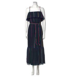 DEREK LAM Striped Long Dress Size: S | US 4